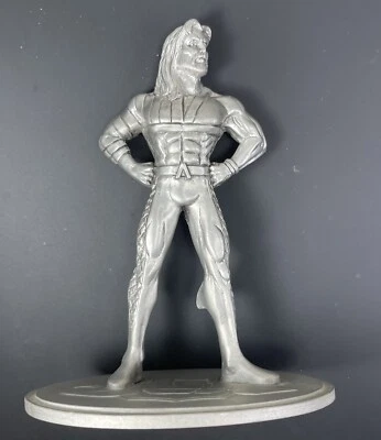 Figura Metal Aquaman DC Direct Comics 2001 Liga de la Justicia Peltre Serie JLA Foto 1 de 4