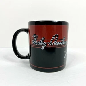 Taza de café Harley Davidson A Life Less Ordinary roja y negra - Imagen 1 de 6