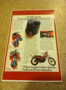 Póster de colección Yamaha Dt250 Dirtbike anuncio hombre arte rupestre regalo de Navidad - Imagen 1 de 1