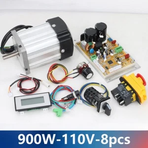900W 110V Brushless DC Motor&Power Drive Control Board Kit for Lathe WM210 - Picture 1 of 8