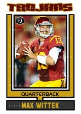 ACEO MAX WITTEK USC TROJANS CUSTOM HAND MADE ART CARD