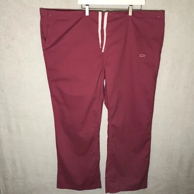 Iguana Med Scrub Bottoms w Drawstring, Pink 3XL Unisex - Image 1 of 4