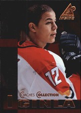 1997-98 (FLAMES) Pinnacle Inside Coach's Collection #17 Jarome Iginla