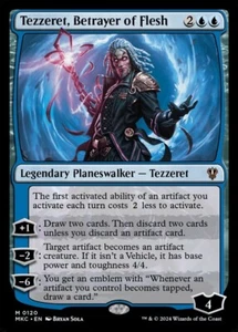 1x - Tezzeret, Betrayer of Flesh - #120 - CMR: Murders at Karlov Manor - NM MTG - Picture 1 of 1
