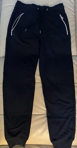 Men’s Galaxy by Harvic Sweatpants~ Jogger pants Slim Fit~Navy Size L - Picture 1 of 5