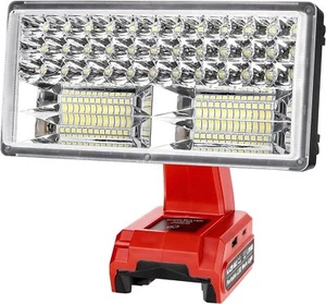 50W Cordless LED Work Light for Milwaukee M18 18V Battery 4200LM Jobsite Light - Picture 1 of 8