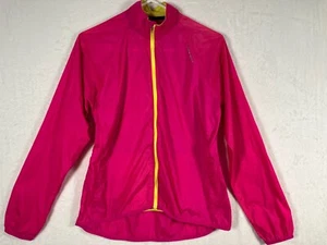 Nishiki Women’s Specific Windbreaker Jacket Size Medium Hot Pink Full Zip Light - Picture 1 of 10
