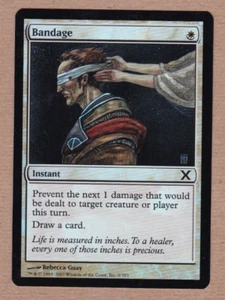 MTG - Bandage - 10th Edition - Common EX/NM - Foil Single Card - Picture 1 of 2