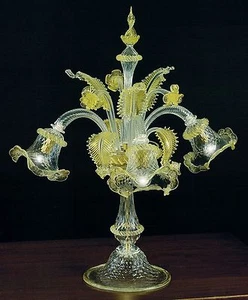 Murano Table lamp Ca 'Venier gold crystal - Picture 1 of 1