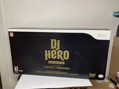NEW & SEALED!! DJ Hero- Renegade Edition ft Jay-Z and Eminem Rare, Nintendo Wii - Image 1 of 4