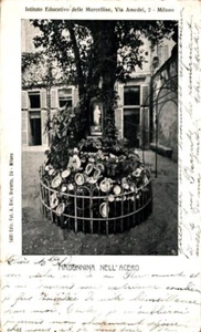 Milano Istituto Educativo delle Marcelline Madonna D. Acero F. piccolo  spedita - Imagen 1 de 2