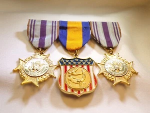Unknown 3 Medal US Army Athlete (Gymnastics) Award and Ribbon (4102) - Picture 1 of 6