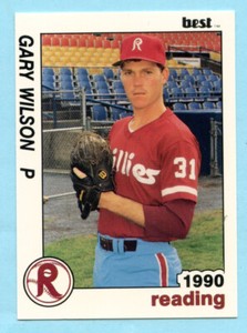 1990 Minor League Gary Wilson - Reading - Box 145