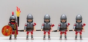 5 RÖMER BOGENSCHÜTZE ZENTURIO ROT PLAYMOBIL zu Cäsar Legionär Lager Custom RAR - Bild 1 von 10