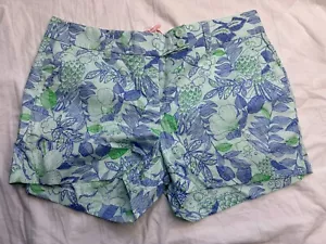 Pantalones Cortos para Mujer Vineyard Vines Talla 4 Como Nuevos Floral Pájaro Dayboat Nuevos con Etiquetas - Imagen 1 de 6