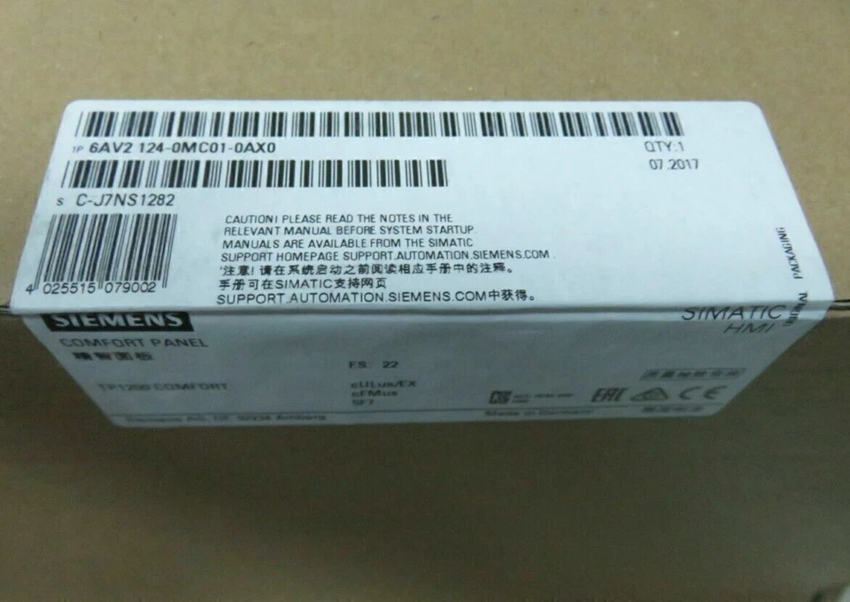 Ihm Siemens Simatic Tp1200 Comfort 6av2 124-0mc01-0ax0