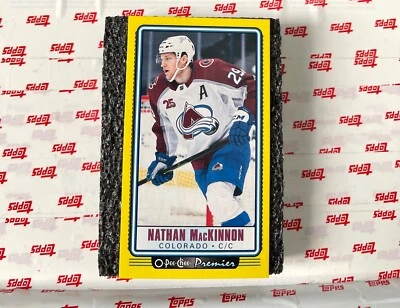 NATHAN MacKINNON 2021-22 O-PEE-CHEE PREMIER TALLBOY PARALLEL CARD - Image 1 of 2