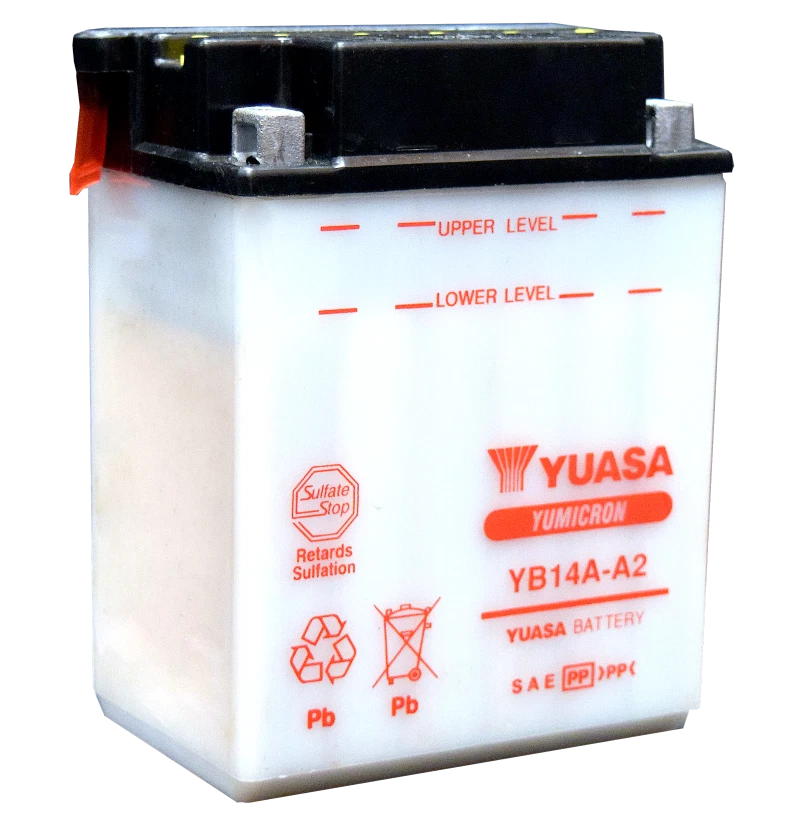 Batería Yuasa para YB14A-A2 Yumicron CX 12 voltios - Fuente de alimentación confiable Foto 1 de 1