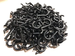 Plastic Pegboard Hooks J-Hooks for peg boards 100 pieces MADE IN USA - Picture 1 of 4