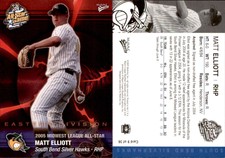 Matt Elliott 2005 MultiAd Midwest League All-Stars Eastern Division #9 Card