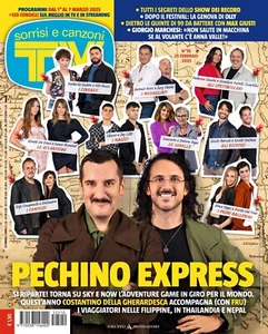 TV SORRISI CANZ. 10/2025 PECHINO EXPRESS TOMMASO CASSISSA OLLY GIORGIO MARCHESI - Foto 1 di 1