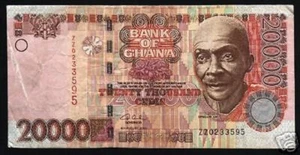 GHANA 20000 CEDIS P36B 2003 *REPLACEMENT* ZZ MUSICIAN AFRICA CURRENCY MONEY NOTE - Picture 1 of 1
