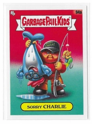 Topps Garbage Pail Kids Food Fight Sorry Charlie 2021 94a GPK Foto 1 de 2