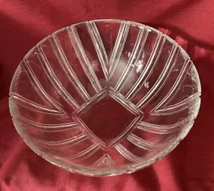 Vintage Claus Josef Riedel große geschliffene Kristall Herzstück Schale RAR - Bild 1 von 11