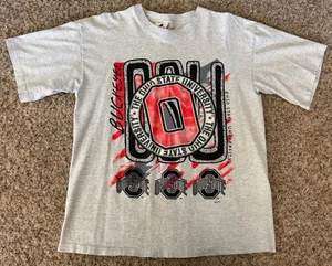 Vintage 90s Ohio State Buckeyes Russell Magic Johnson T’s Single Stitch T-Shirt - Bild 1 von 7