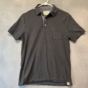 Flag & Anthem Polo Shirt Textured Pocket Men's Small Dry Goods Slim Fit Comfy - Picture 1 of 13