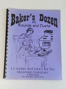Shelley Stevens BAKER'S DOZEN #8 ROUNDS AND DUETS Mountain Dulcimer Music Book - Picture 1 of 10