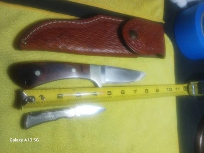 1970-е ERA CASE XX ARAPAHO НОЖ С ФИКСИРОВАННЫМ ЛЕЗВИЕМ R503 SSP С НОЖНАМИ + еще один нож  - Изображение 1 из 4