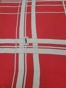 Vintage Yves Saint Laurent 70/80s 100% Silk Scarf- Excellent Condition - Picture 1 of 5