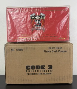 NIB Code 3 1:64 Santa Claus IN Pierce Dash Top Mount Pumper # 12896 - Limited Ed - Picture 1 of 7