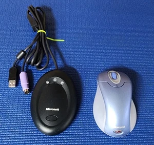 Microsoft Wireless Optical Mouse 2.0 Model 1008 Blue with Receiver *Tested* - Picture 1 of 8