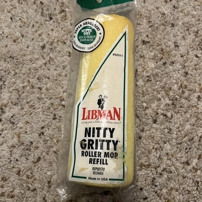 NEW Libman Nitty Gritty 10" Sponge Roller Mop Refill #02011 NOS - Image 1 of 3