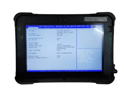 Zebra XPLORE XPAD iX101L2 i5-8250u 8GB RAM w/ Battery - No SSD Q - Image 1 of 4
