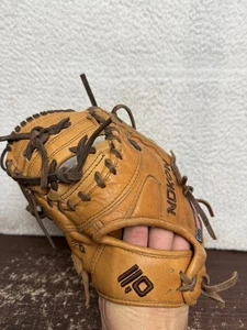 Nokona Alpha Select S-130 1st Base LINKSHANDWURF 14U HANDSCHUH 10,5 hellbraun USA. sehr guter Zustand - Bild 1 von 12