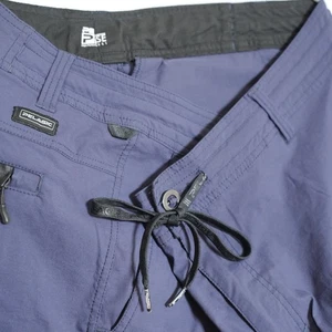Pelagic Shorts Mens 40 Blue Performance Fishing Quick Dry Zip Pocket Boardshorts - Picture 1 of 9