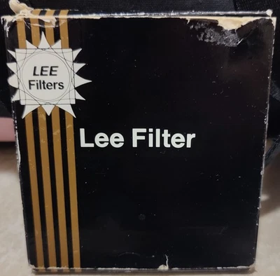 Vintage Lee Lens Filters Photographic Pack Set X4 Warm-Up Set No. 8, 11, 21, 81D - Image 1 of 4