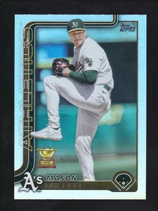 2025 Topps Series 2 #571 MASON MILLER ASR CUP Athletics RAINBOW FOIL Parallel - Bild 1 von 2