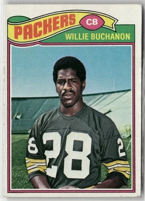 1977 Topps Willie Buchanon #402 Green Bay Packers VGEX - Image 1 of 2