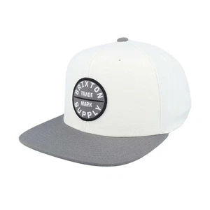 Gorra Brixton OATH III Snapback Carbón Off White Talla Única - Imagen 1 de 3