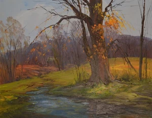 CHRISTIAN BERGERON 24 x30"   Le Viel Arbre  Quebec Art Landscape ACRYLIC CANVAS - Bild 1 von 17