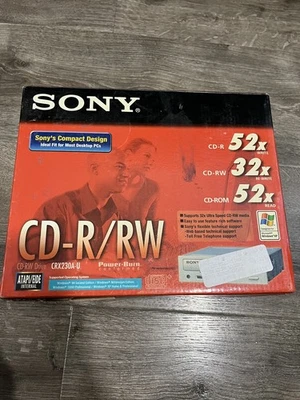 Sony CRX230A-U 52x Internal CD-RW Drive ATAPI EIDE Beige Retro Computer Vintage - Image 1 of 4