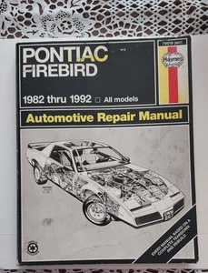 Haynes Auto Repair Manual Pontiac Firebird 1982-1992 #79019 - Picture 1 of 9