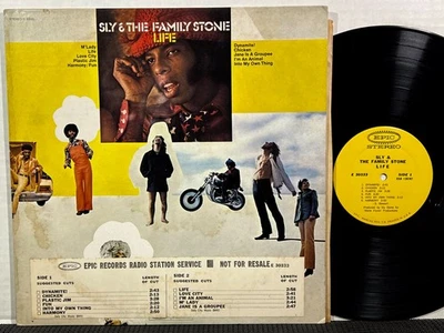 SLY & THE FAMILY STONE Life LP EPIC E 30333 DJ PROMO 1971 Funk A Whole New Thing - Image 1 of 4