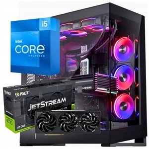 BSG Raptor Gaming-Computer i5-12GEN 32GB 2TB SSD RTX 4070 Win11 - Afbeelding 1 van 12