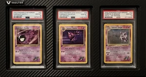 PSA 10 1st Edition Gym Heroes Sabrina’s Gengar, Haunter, and Gastly - Picture 1 of 1
