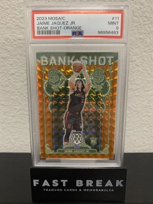 2023 PANINI MOSAIC BANK SHOT ORANGE #11 JAIME JAQUEZ JR. RC /49 PSA 9 - Image 1 of 2